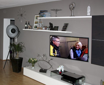 Versteckte Kabelführung im Wohnbereich